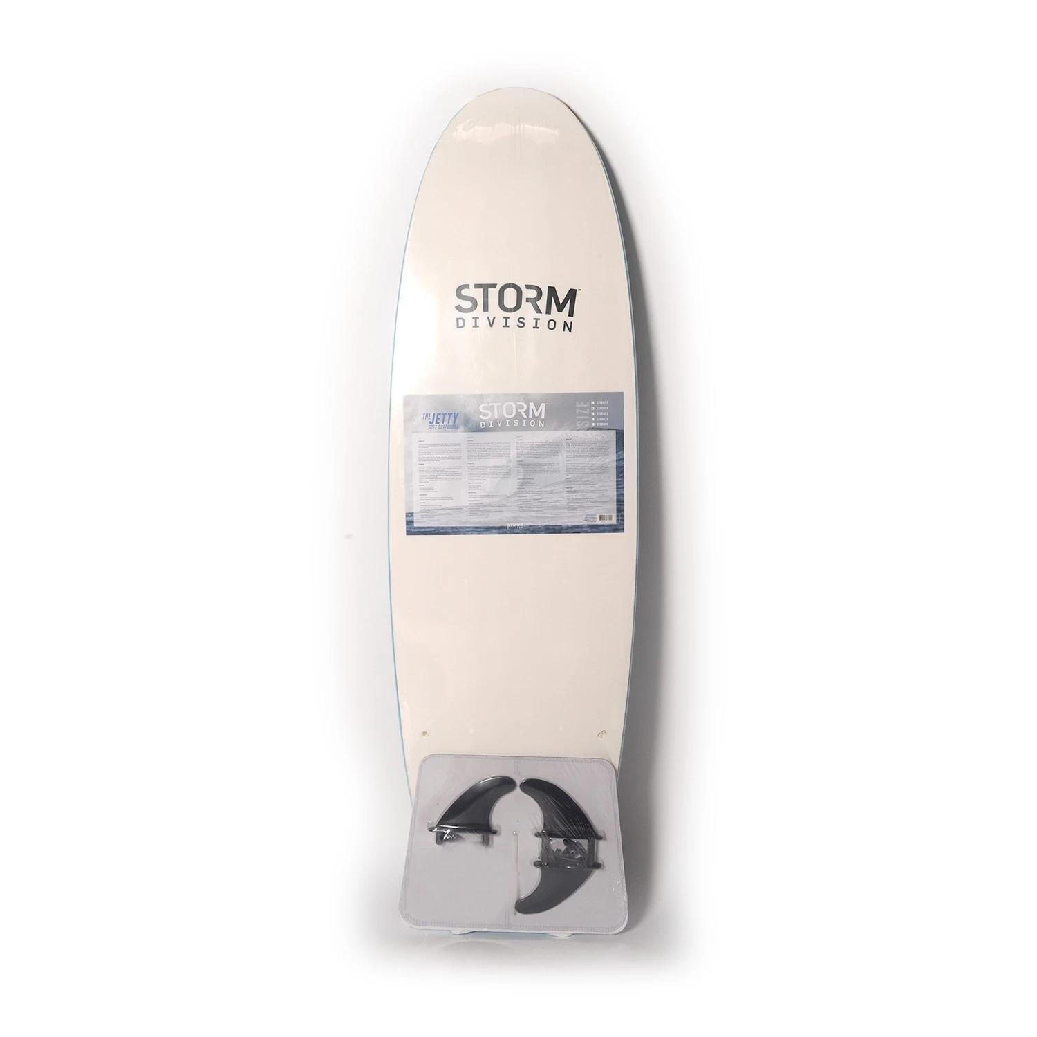 STORM DIVISION - Jetty Softboard - Planche De Surf En Mousse - 5'8 - Sky Blue 4 STORM DIVISION - Jetty Softboard - Planche De Surf En Mousse - 5'8 - Sky Blue – Image 2
