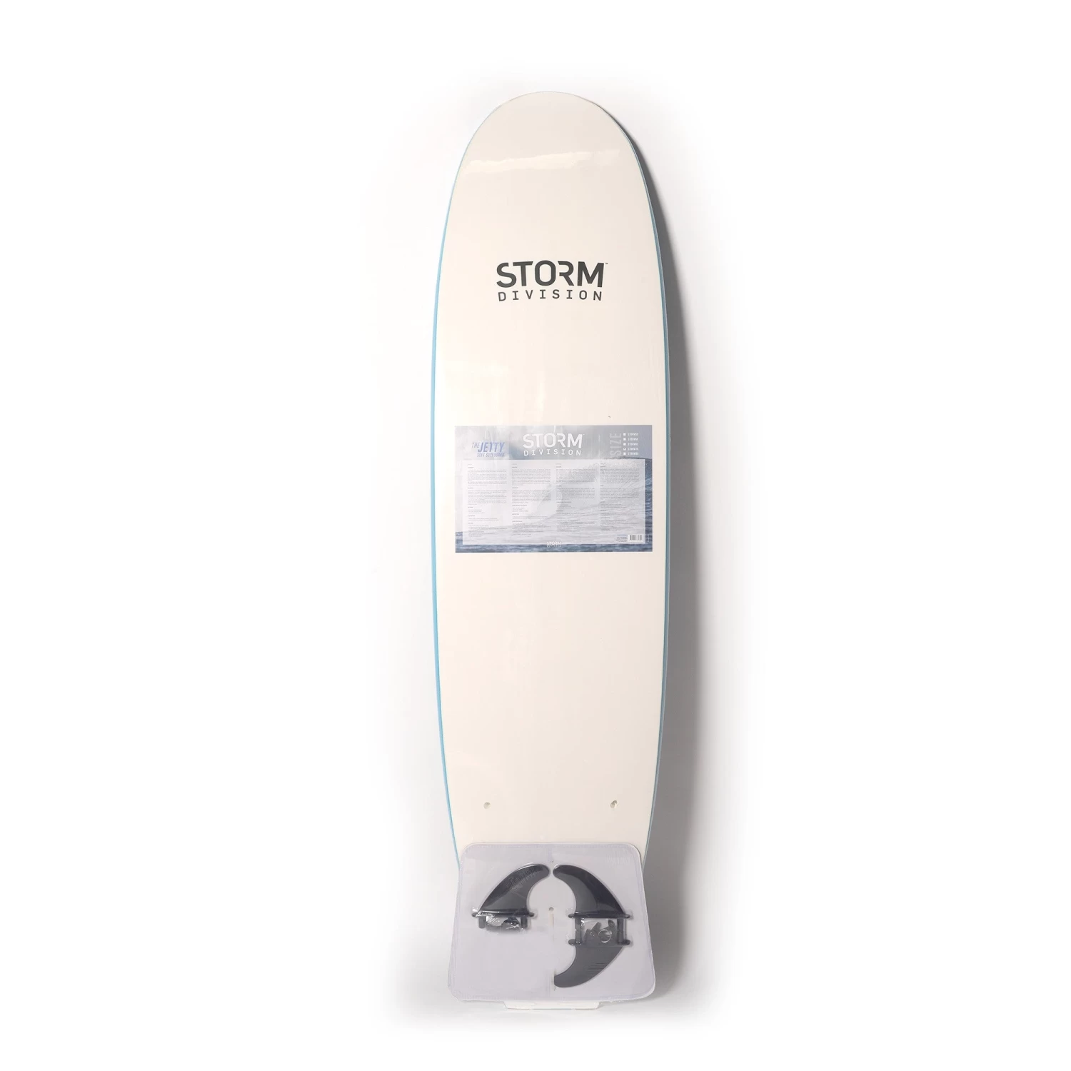 STORM DIVISION - Jetty Softboard - Planche De Surf En Mousse - 6'2 - Sky Blue 4 STORM DIVISION - Jetty Softboard - Planche De Surf En Mousse - 6'2 - Sky Blue – Image 2