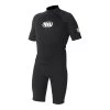 WEST - Combinaison Surf - Backzip 2/2mm Springsuit - Black -Board Sport Soldes 19746