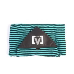 VICTORY - Housse Chaussette Surf - Retro / Fish / Hybrid - 6'10 - Black / Green