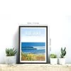 AWESOME MAPS - Poster - Bell's Beach -Board Sport Soldes 20447