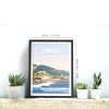 AWESOME MAPS - Poster - Mundaka -Board Sport Soldes 20450