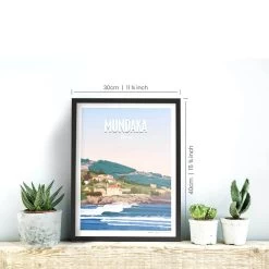 AWESOME MAPS - Poster - Mundaka