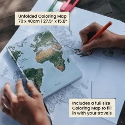 AWESOME MAPS - Travel Journal "Green Map" -Board Sport Soldes 20462