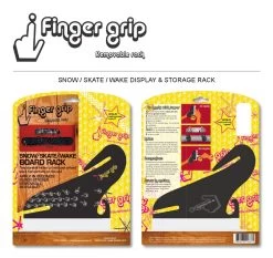 Support Mural Horizontal FINGERGRIP Snow/Skate/Wake Rack Double