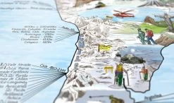 Awesome Maps - Poster Carte Du Monde - Snow Trip Re-writable 9 Awesome Maps - Poster Carte Du Monde - Snow Trip Re-writable -Board Sport Soldes 6071