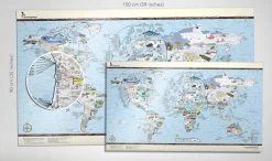 Awesome Maps - Poster Carte Du Monde - Snow Trip Re-writable 11 Awesome Maps - Poster Carte Du Monde - Snow Trip Re-writable -Board Sport Soldes 6073
