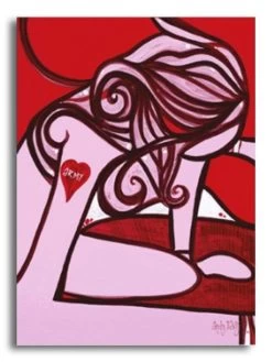 ANDY DAVIS - She Is Deep - Giclée Sur Toile