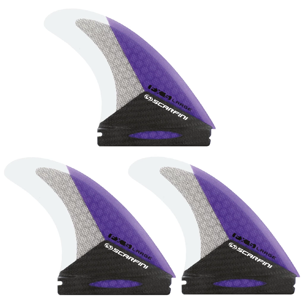 Set De 3 Dérives SCARFINI FX5 Carbon (taille L) (Future) 3 Set De 3 Dérives SCARFINI FX5 Carbon (taille L) (Future)