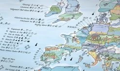 Awesome Map - Poster Carte Du Monde - Kitesurf Re-writable -Board Sport Soldes 8279