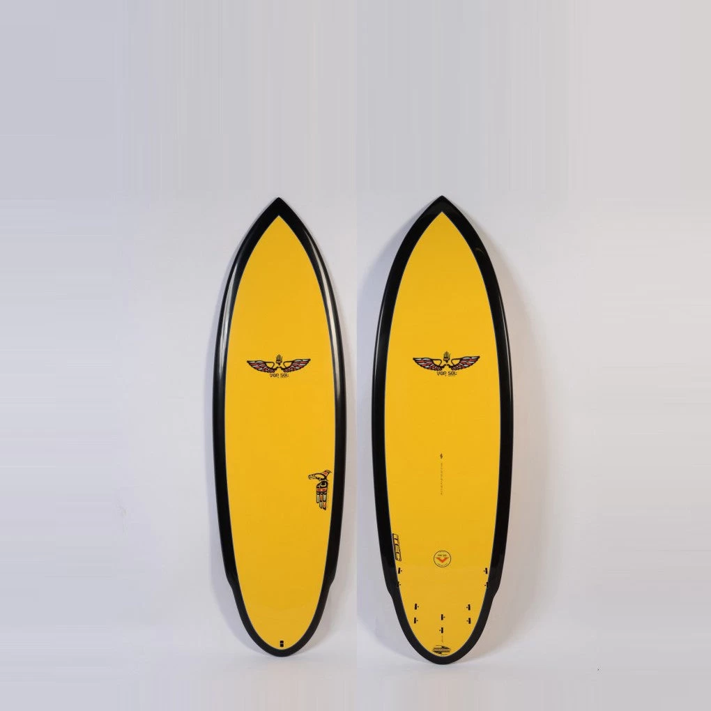 BOARDWORKS - Planche De Surf Von Sol Shadow Yellow / Black (epoxy) 6 BOARDWORKS - Planche De Surf Von Sol Shadow Yellow / Black (epoxy) – Image 4