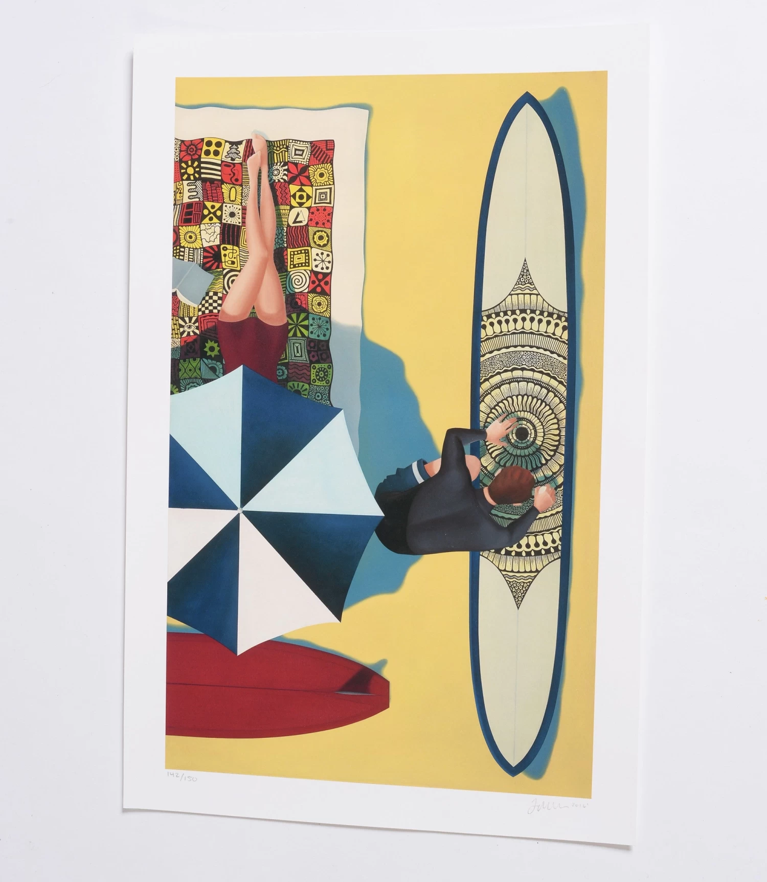 Lithographie TYLER WARREN California Revisited 4 Lithographie TYLER WARREN California Revisited – Image 2