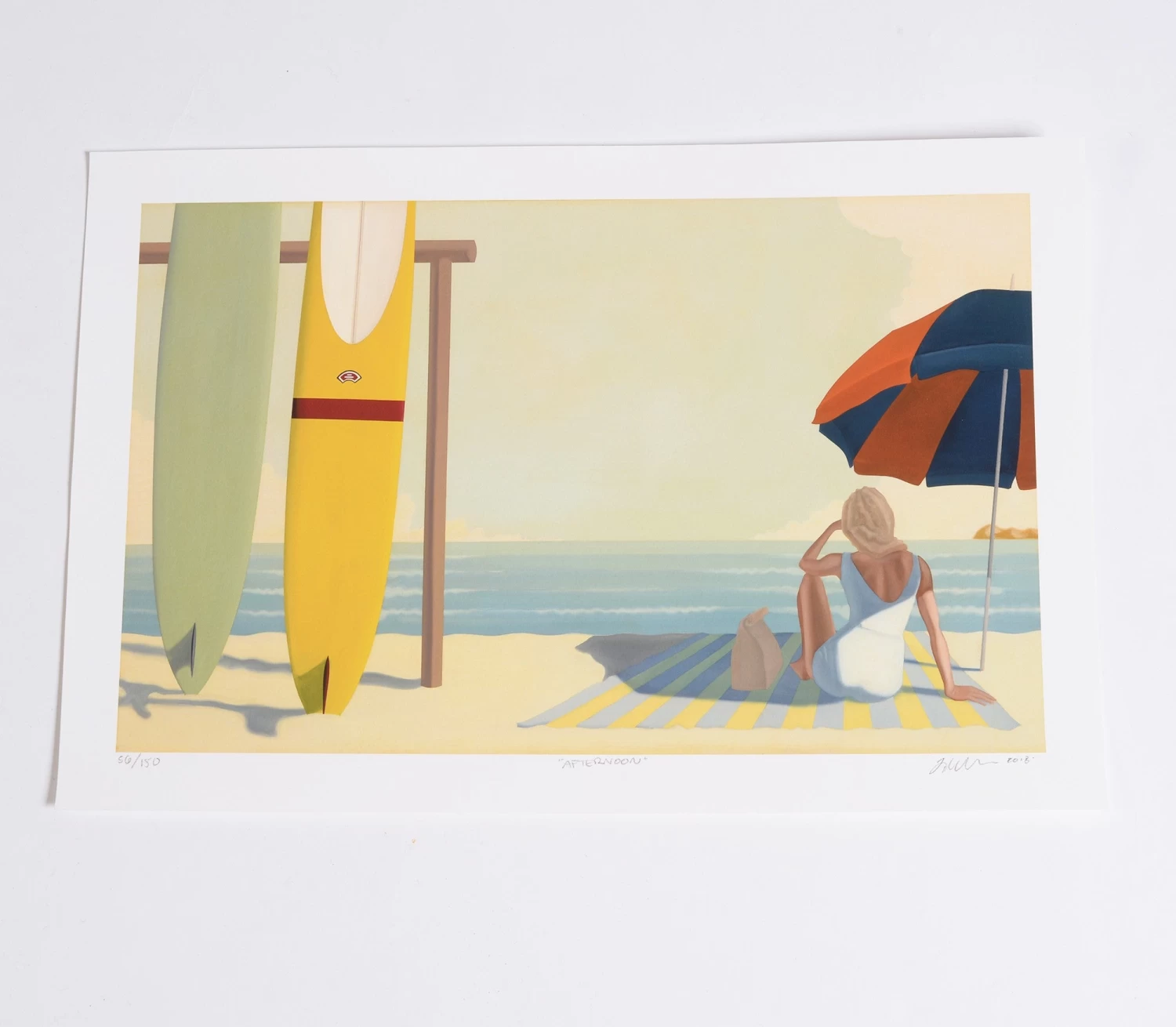 Lithographie TYLER WARREN Afternoon 4 Lithographie TYLER WARREN Afternoon – Image 2