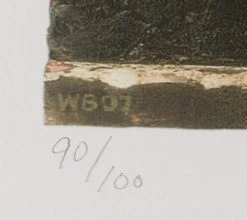 Lithographie WOLFGANG BLOCH No. 117-03 -Board Sport Soldes 9499