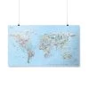 Awesome Maps - Poster Carte Du Monde - Dive Map Re-writable -Board Sport Soldes 9696