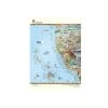 Awesome Maps - Poster West Coast USA Surf Spots Map -Board Sport Soldes 9728