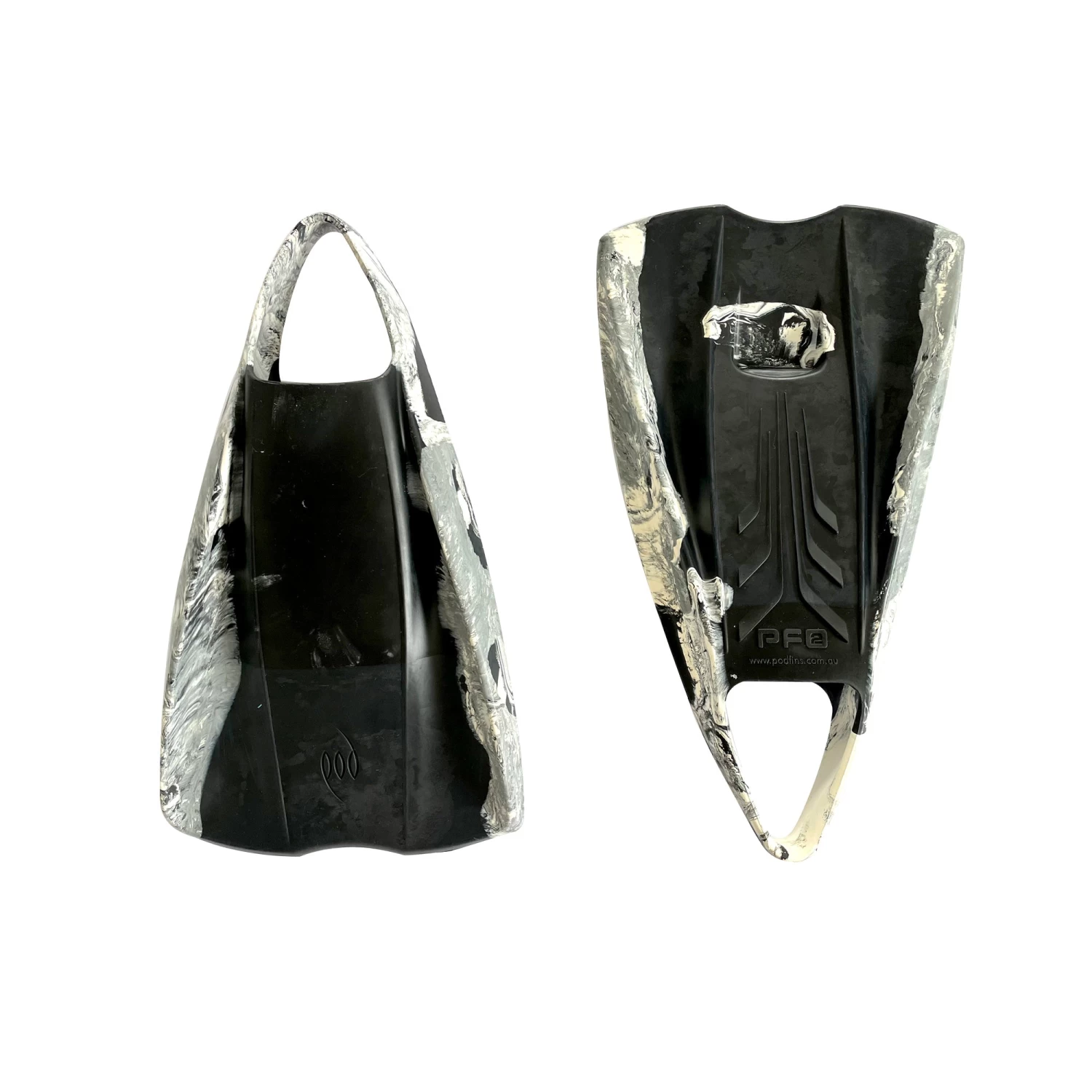 POD - PF2 - Palmes Bodyboard - Marble - Black / White 3 POD - PF2 - Palmes Bodyboard - Marble - Black / White