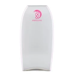 SCIENCE Bodyboard - Pipe Stringer (PE) - White / Grey