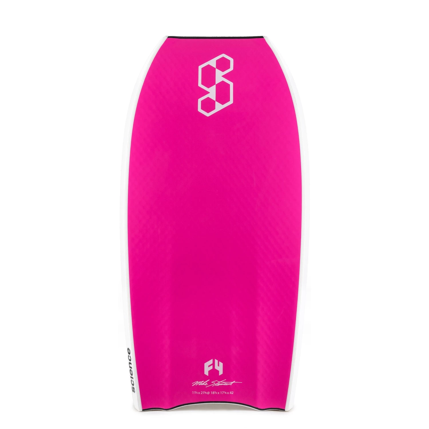 Science Bodyboard - Pro LTD F4 (PP) - Tri Quad - Gun Metal Grey / Pink 4 Science Bodyboard - Pro LTD F4 (PP) - Tri Quad - Gun Metal Grey / Pink – Image 2