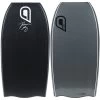 QCD Bodyboards - Damian King Kinetic PP Bat Tail 42 - Black / Silver -Board Sport Soldes QCD QCD Kingy Bat Tail Black Deck Metallic Slick