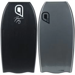 QCD Bodyboards - Damian King Kinetic PP Bat Tail 42 - Black / Silver