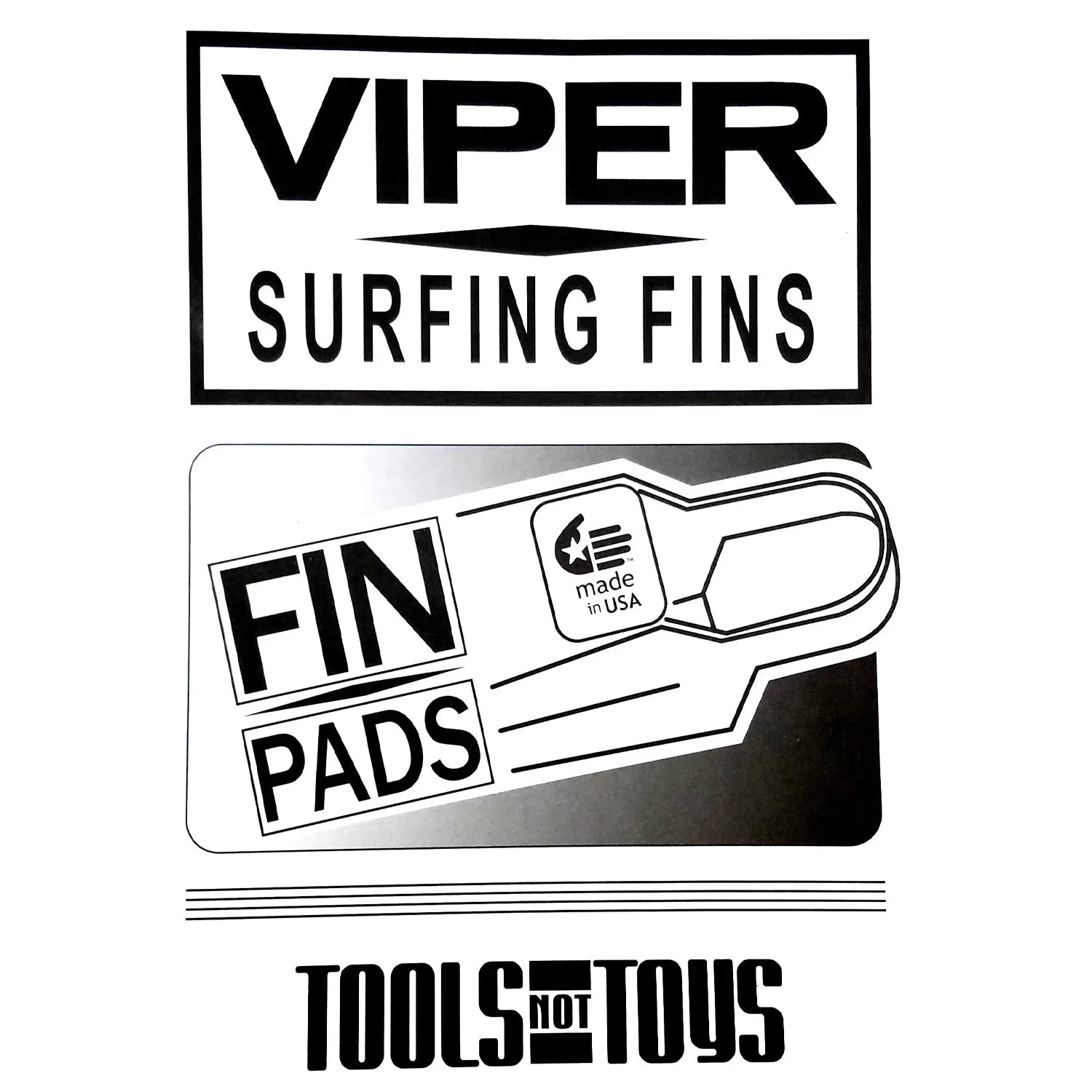 VIPER - Fins Pads Kit 3 VIPER - Fins Pads Kit