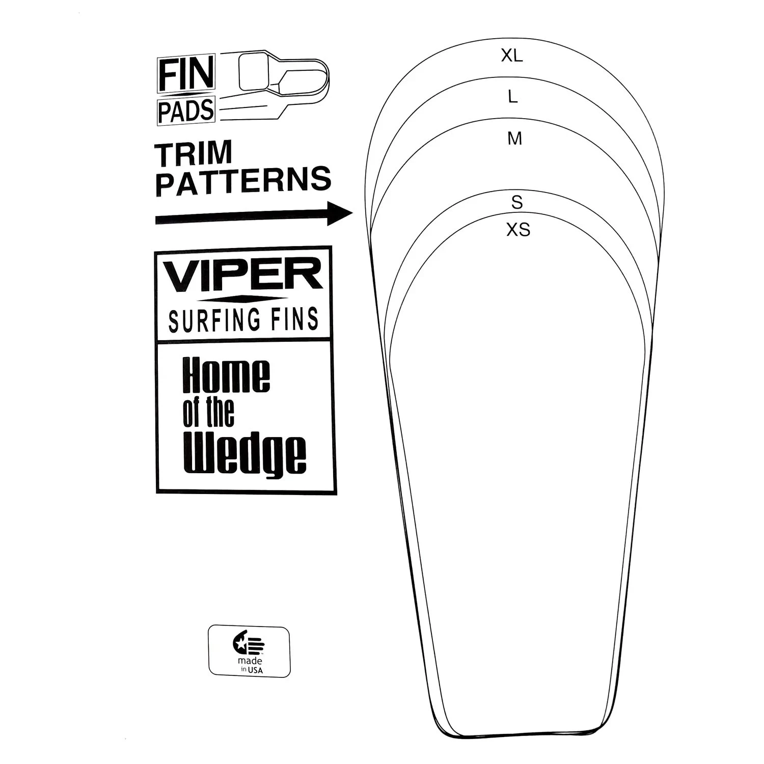 VIPER - Fins Pads Kit 7 VIPER - Fins Pads Kit – Image 5