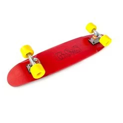 GORDON & SMITH Skateboard - Warp Tail Mini Cruiser - Red -Board Sport Soldes gordon smith red skateboard 6918 bottom